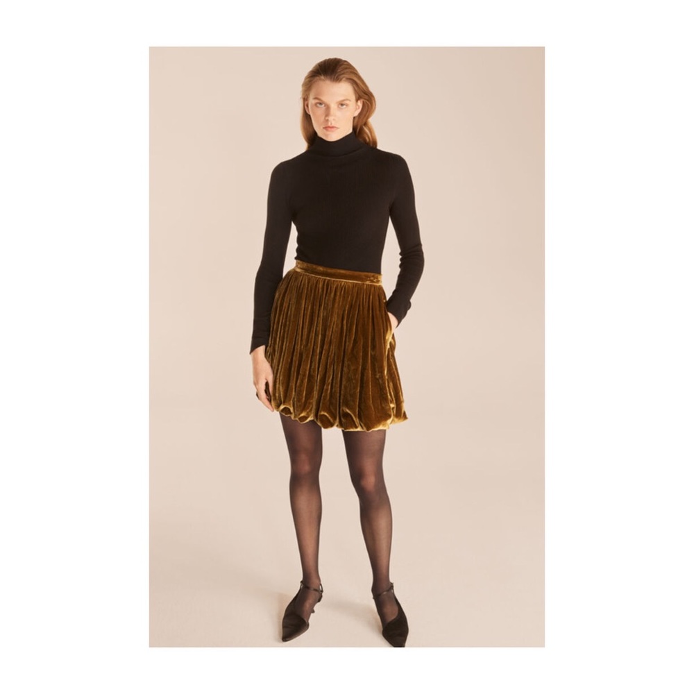 Rebecca Taylor Velvet Mini Skirt